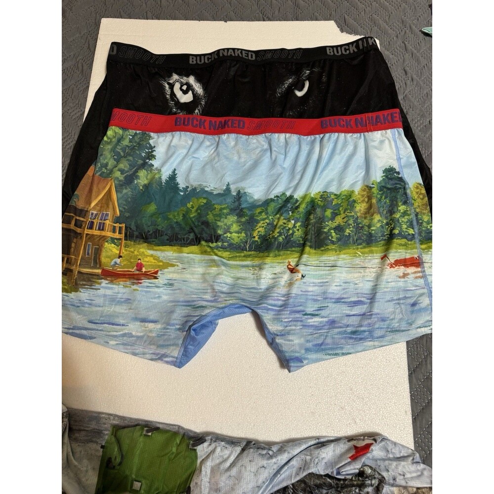 Duluth Boxers Size 4X Buck Smooth 3 Pair New Raccoon, Ski, Wolf - Picture 15 of 16